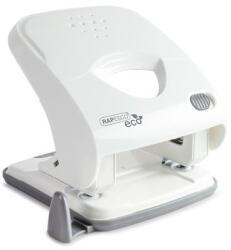 Rapesco Lyukasztó, kétlyukú, 30 lap, könnyített lyukasztás, RAPESCO "ECO X5", fehér