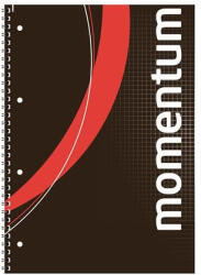 Victoria Spirálfüzet, A4, kockás, 90 lap, perforált, lyukasztott, VICTORIA PAPER, "Momentum