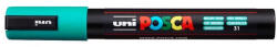 uni Dekormarker, 1, 8-2, 5 mm, UNI "Posca PC-5M", smaragdzöld