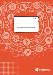 Victoria Füzet, tűzött, A4, kockás, 32 lap, VICTORIA PAPER Circle "87-32