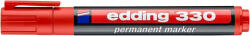 edding Alkoholos marker, 1-5 mm, vágott, EDDING "330", piros