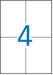 APLI Etikett, univerzális, 105x148 mm, APLI, 2000 etikett/csomag - toptoner