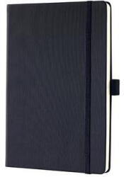 Sigel Jegyzetfüzet, exkluzív, A5, sima, 97 lap, keményfedeles, SIGEL "Conceptum", fekete