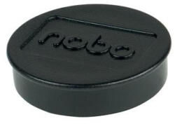 Nobo Mágneskorong, erős, 38 mm, 10 db, NOBO, fekete