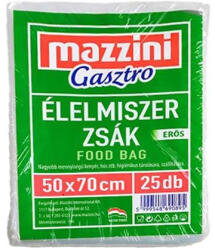 Mazzini Élelmiszerzsák, erős, 25 db, 50 x 70 cm, MAZZINI "Gasztro