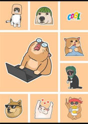 Victoria Füzet, tűzött, A4, kockás, 80 lap, COOL BY VICTORIA "Memes