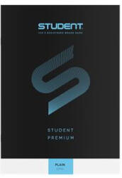ICO Füzet, tűzött, A4, sima, 32 lap, ICO "Student Premium", fekete