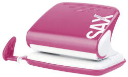 ICO Lyukasztó, kétlyukú, 20 lap, SAX "Design", magenta