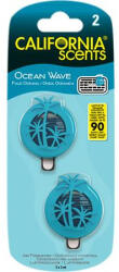 California Scents Autóillatosító, mini diffúzer, 2*3 ml, CALIFORNIA SCENTS "Ocean Wave