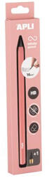 APLI Töltőceruza, HB, hatszögletű, csereheggyel, APLI "Infinite", rózsaszín