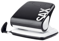 ICO Lyukasztó, kétlyukú, 25 lap, SAX "Design 418", fekete