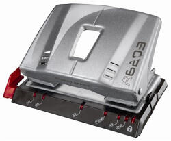 Maped Lyukasztó, kétlyukú, 25 lap, fém, MAPED "Advanced", szürke