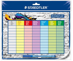 STAEDTLER Órarend, törölhető, öntapadós, STAEDTLER "641 SP2
