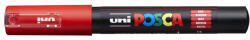 uni Dekormarker, 0, 7-1, 0 mm, UNI "Posca PC-1M", piros