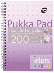 Pukka Pad Spirálfüzet, A5, vonalas, 100 lap, PUKKA PAD "Irlen Jotta Lavender