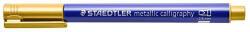 STAEDTLER Kalligrafikus marker, STAEDTLER "8325", metál arany