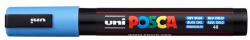 uni Dekormarker, 1, 8-2, 5 mm, UNI "Posca PC-5M", égszínkék