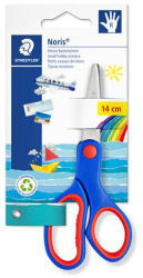 STAEDTLER Olló, iskolai, 14 cm, STAEDTLER "Noris 965", kék