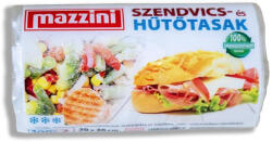 Mazzini Hűtő- és uzsonnástasak, 100 db, 20x30 cm, 2 l, MAZZINI, átlátszó