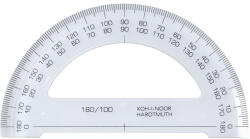 KOH-I-NOOR Szögmérő, műanyag, 180 °-os, KOH-I-NOOR
