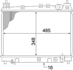 MAHLE Chladič motora MAHLE CR 1524 000S (CR 1524 000S)