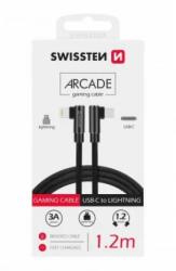 SWISSTEN Cablu Date Swissten Arcade Type-C to Lightning 1.2m Negru