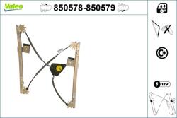 VALEO Mecanism actionare geam VALEO 850578 (850578)