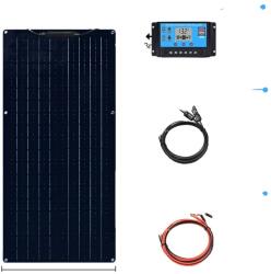  Rugalmas Monokristályos Napelem Szett - 50W