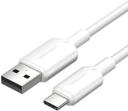 Vention Cablu USB 2.0 A la USB-C 3A Vention CTQWF 1M (alb)