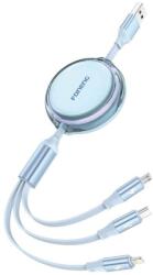 FONENG X113 3-in-1 cablu 1.1M albastru