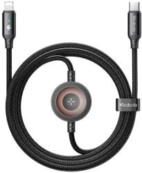 Mcdodo CA-5680 2-in-1 USB-C la cablu Lightning + încărcător Apple Watch, 36W, 1.5m