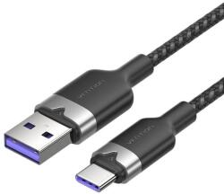 Vention USB 2.0 A la USB-C 6A Vention CTOBH cablu 2M (negru)