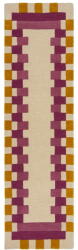 Flair Rugs Covor tip traversă galben/roz țesut manual din lână 60x230 cm Kai Wool Border - Flair Rugs Covor