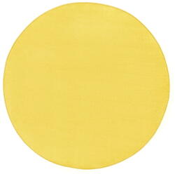 Hanse Home Жълт кръгъл килим ø 133 cm Fancy - Hanse Home (103002-133)