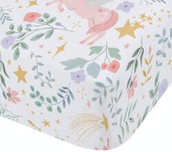 Catherine Lansfield Cearceaf pentru copii pentru pat de o persoană cu elastic 90x190 cm Fairytale Unicorn - Catherine Lansfield