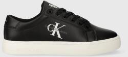 Calvin Klein bőr sportcipő CLASSIC CUPSOLE LACEUP LTH WN fekete, YW0YW01269 - fekete Női 40