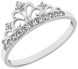 ÉkszerM Fehérarany Gyűrű (méret: 55) AU 94552