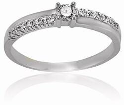 ÉkszerM Fehérarany Gyűrű (méret: 56) AU 94547