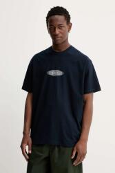 Guess Jeans pamut póló sötétkék, nyomott mintás, M5BI29 K8FQ4 - sötétkék M