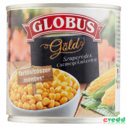 GLOBUS Konzerv 340Gr Szuperédes Csemege Kukorica