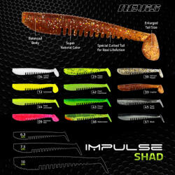 NEVIS Impulse Shad 6.3cm 6db/cs 6szín (9721-698) - marlin