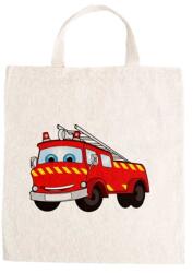  Óvodai jellel vászontáska 27x31x0, 3cm méretben tűzoltó jel