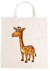  Óvodai jellel vászontáska 27x31x0, 3cm méretben zsiráf jel