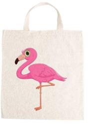  Óvodai jellel vászontáska 27x31x0, 3cm méretben flamingó jel