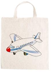  Óvodai jellel vászontáska 27x31x0, 3cm méretben repülő csíkos piros orrú jel