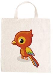  Óvodai jellel vászontáska 27x31x0, 3cm méretben papagáj jel