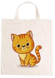  Óvodai jellel vászontáska 27x31x0, 3cm méretben macska jel