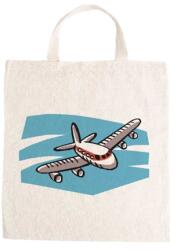  Óvodai jellel vászontáska 27x31x0, 3cm méretben repülő szürke jel