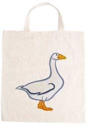  Óvodai jellel vászontáska 27x31x0, 3cm méretben liba jel