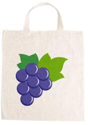  Óvodai jellel vászontáska 27x31x0, 3cm méretben szölő kék jel